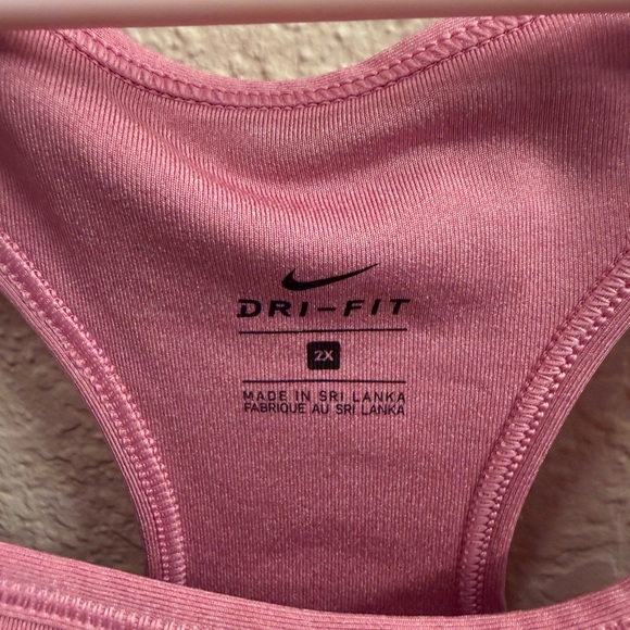 Nike Women's Mauve Sports Bra - Picture 3 of 5
